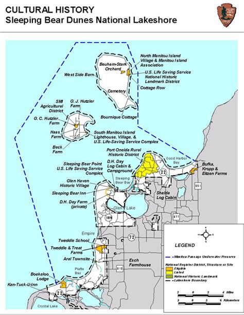 Sleeping Bear Dunes Map