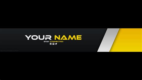 Photoshop Youtube Banner Template