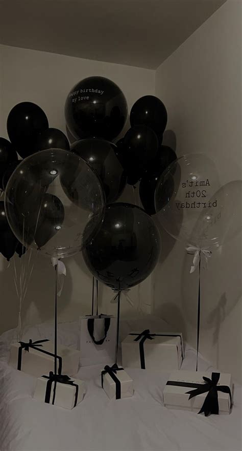 Black balloons birthday – Artofit