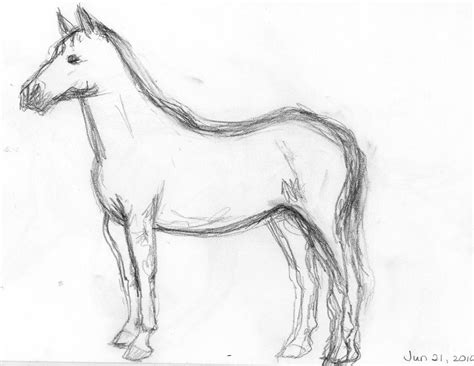 Frabjous Art Musings: Horse Sketch 1 | Horse sketch, Horses, Art