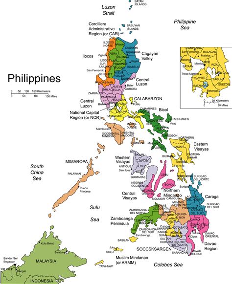 Map Of The Philippines With Provinces