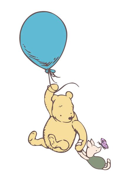 Classic Winnie the Pooh and Piglet svg pdf png files