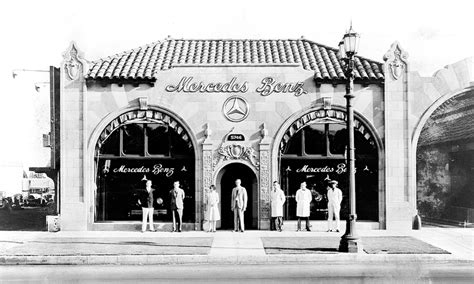 Los Angeles dealership for Mercedes Benz, circa 1920s