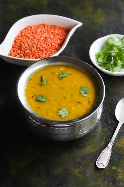 Instant Pot Red Lentil Dal (Masoor Dahl) – Masalachilli