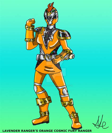 My Orange Cosmic Fury Ranger by LavenderRanger on DeviantArt