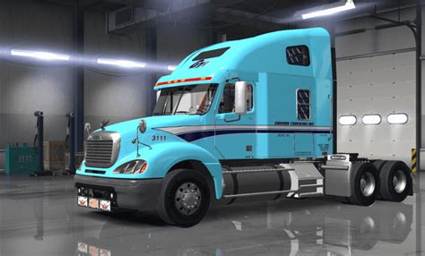 20 Pack Skins for Freightliner Columbia Truck ATS - American Truck Simulator mod | ATS mod