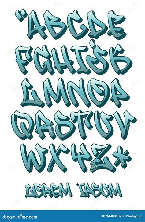 3d Graffiti Letter Styles