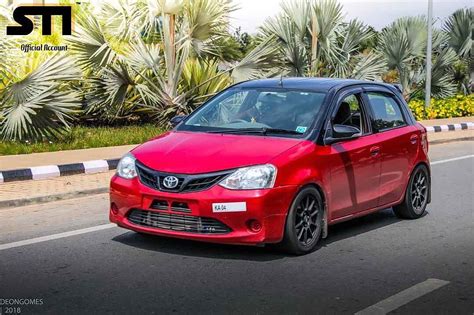 Modified Toyota Etios Liva with 211 hp on tap, because why not? [Video]