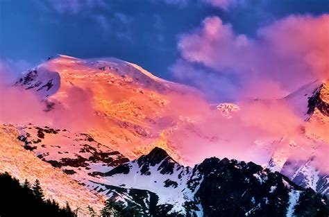 Sunset Mont Blanc | I did a quick dash out of the hotel to g… | Paul Hackett | Flickr