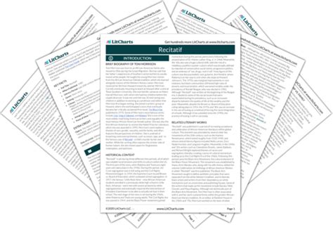 Recitatif Summary & Analysis | LitCharts