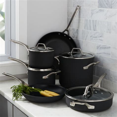 Calphalon Signature 10-Piece Non-Stick Cookware Set with Bonus 12" Everyday Pan + Reviews ...