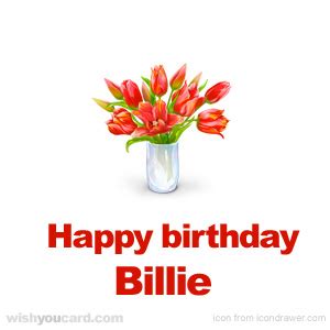 Happy Birthday Billie Free e-Cards