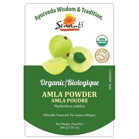 Amla Powder by Sewanti, 200 grams (7.05 oz) – Surrey Natural Foods