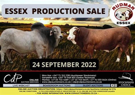 ESSEX PRODUCTION SALE – CDP Auctioneering