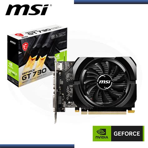 MSI GEFORCE GT 730 4GB DDR3 64Bit NVIDIA Ekran Kartı ...