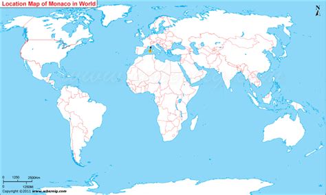 Where Is Monaco Located On The Map – The World Map