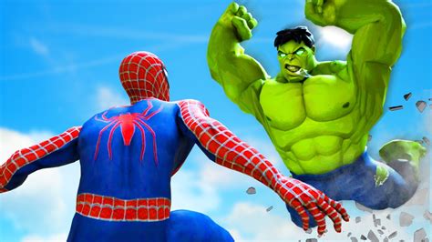 BIG HULK VS SPIDERMAN - THANOS VS HULK & SPIDER-MAN - YouTube