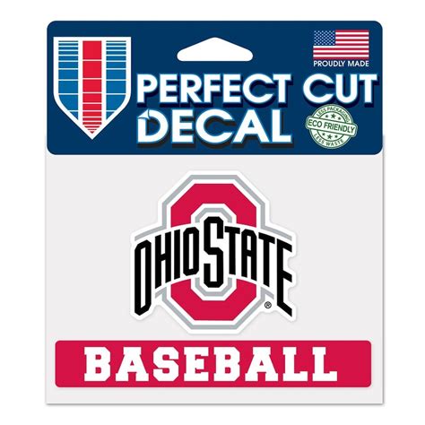 Ohio State Buckeyes WinCraft 4" x 5" Perfect Cut Sport Slogan Decal