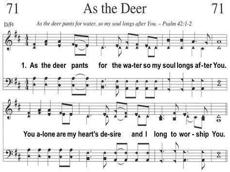 As The Deer Panteth Sheet Music - cloudshareinfo