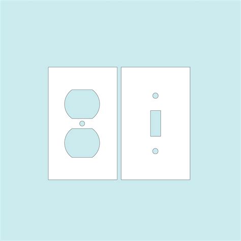 SVG File Light Switch and Outlet Cover Rectangular - Etsy