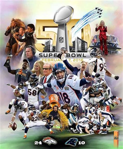 Denver Broncos Super Bowl 50 Champions Posters | denver broncos super bowl, super bowl 50 ...