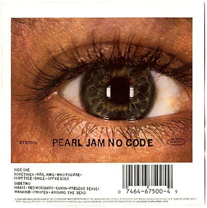 Pearl Jam – No Code (1996, Eye Version, Cassette) - Discogs