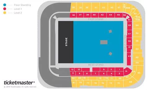 47+ Riverside stadium seating plan for concerts