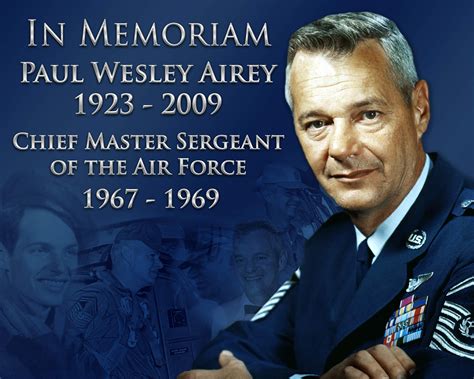 Air Force mourns the loss of first Chief Master Sergeant of the Air ...