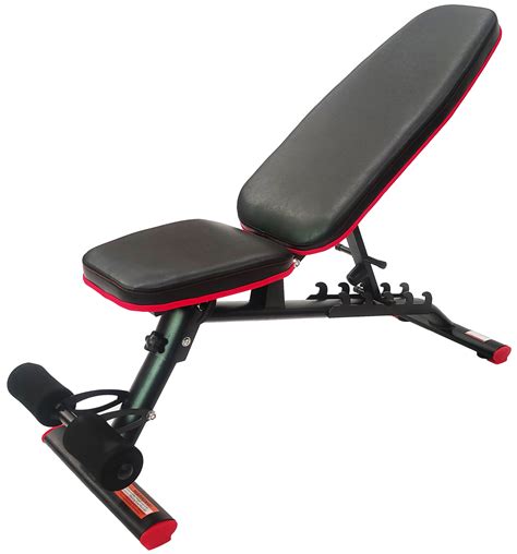 BalanceFrom Heavy Duty Adjustable and Foldable Utility Weight Bench, Lite, 800-Pound Capacity ...