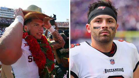 Baker Mayfield sent four-word message to Dillon Gabriel before Oklahoma beat Texas - The Mirror US