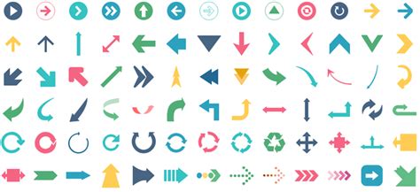 100+ Infographic Arrow Elements for better Infographic Design