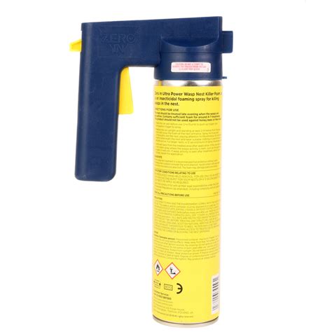 Zero In Ultra Power Wasp Nest Killer Foam Jet 600ml | Toolstation