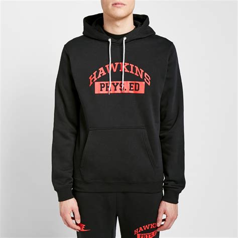 Nike x Stranger Things Hoody Black & University Red | END. (US)