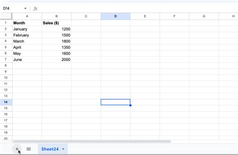 How to Make a Table in Google Sheets