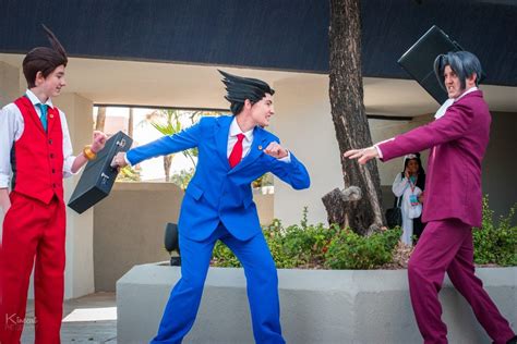 Phoenix Wright and Miles Edgeworth taking the fight outside the courtroom. Apollo Justice ...