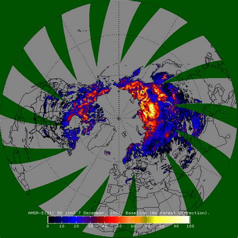 Average Snow Depth Map