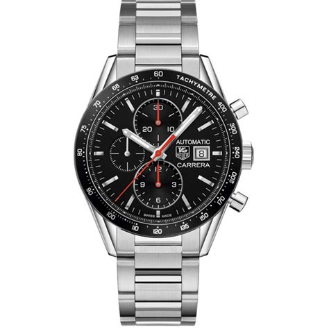 Tag Heuer Carrera Black Dial Men's Watch CV201AM-BA0723