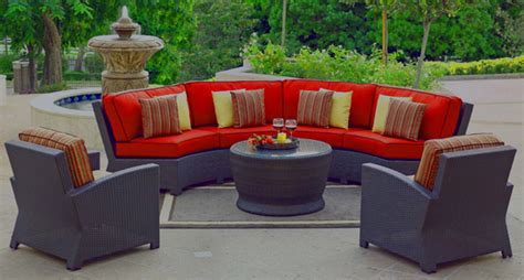 Curved Wicker Outdoor Sectional Lansing, MI | Heat'n Sweep