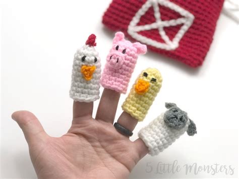 Crochet Animal Puppet Pattern - Amelia's Crochet