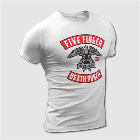 Five Finger Death Punch T-Shirt, 5FDP Logo Tee Shirt, Metal Merch – Metal Merch T-Shirts | Metal ...