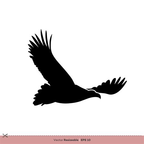 Eagle - Bird Silhouette Vector Logo Template Illustration Design ...