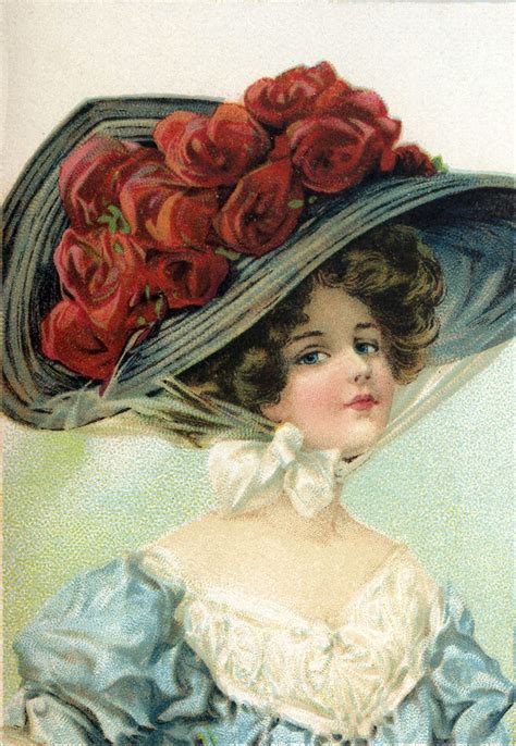 14 Large Victorian Hats Images - Ladies - The Graphics Fairy