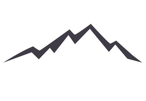 Euclidean vector Mountain Icon - Vector mountain silhouette png ...