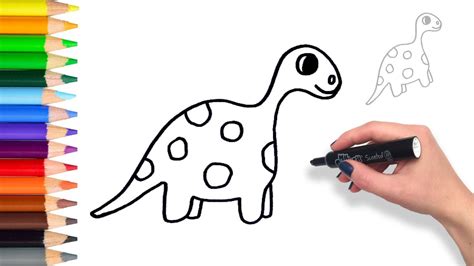 Dinosaur Drawing For Kids at GetDrawings | Free download