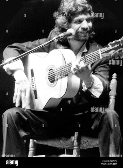 The spanish flamenco singer Camarón de la Isla at Prado de San ...