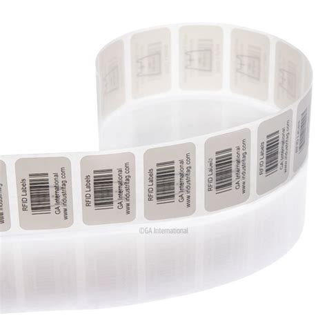 RFID Labels for Low-Temperatures - 1.378" x 0.866" #ZCRF-510NP - IndustriTAG by GA International