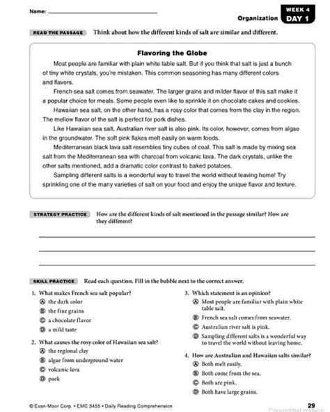 20++ Grade 5 Reading Comprehension Worksheets Pdf – Worksheets Decoomo