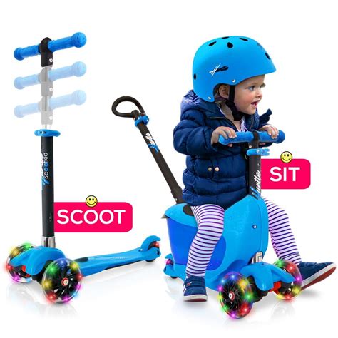 Hurtle HUKS86B - ScootKid 3-Wheel Kids Scooter - Child & Toddler Toy ...