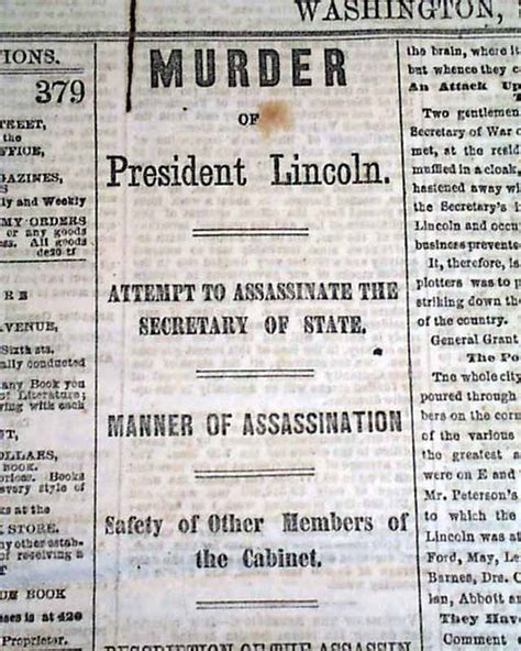 Perhaps the best to be had on Lincoln's assassination... A Washington ...