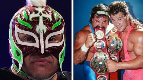 Rey Mysterio and 4 legends who's sons are contracted to WWE